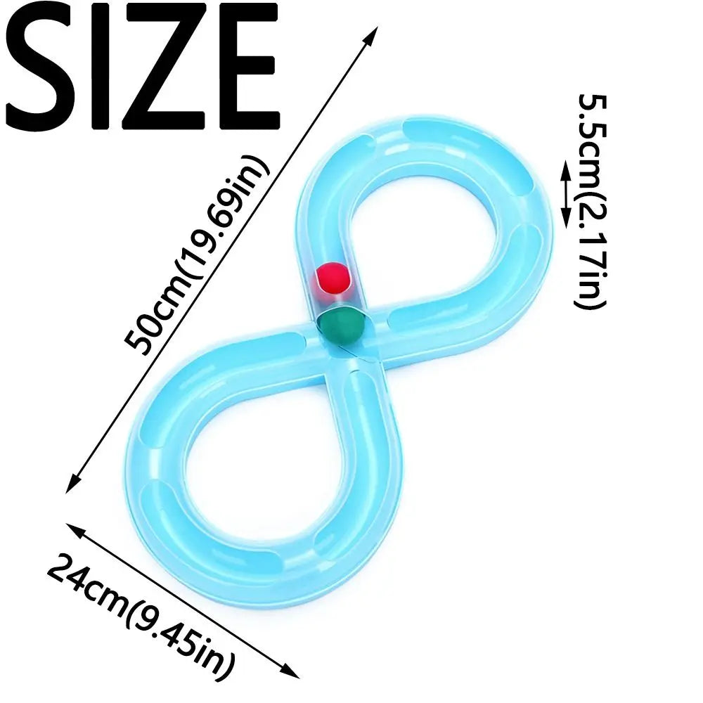 Figure-8 Cat Tunnel Track Toy