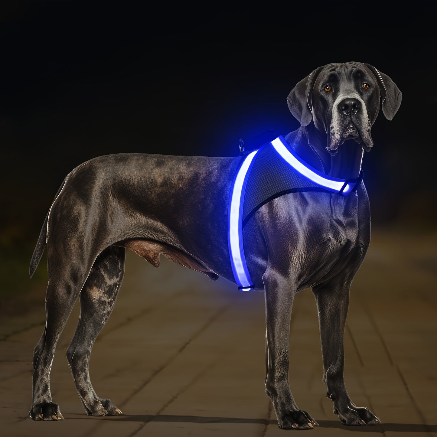 LED Light-Up Dog Harness