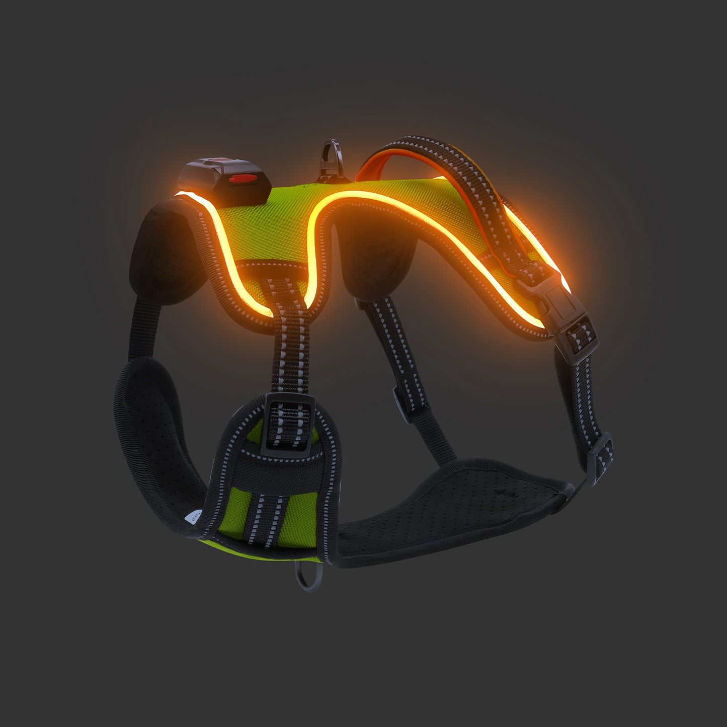 Rechargeable LED Dog Harness