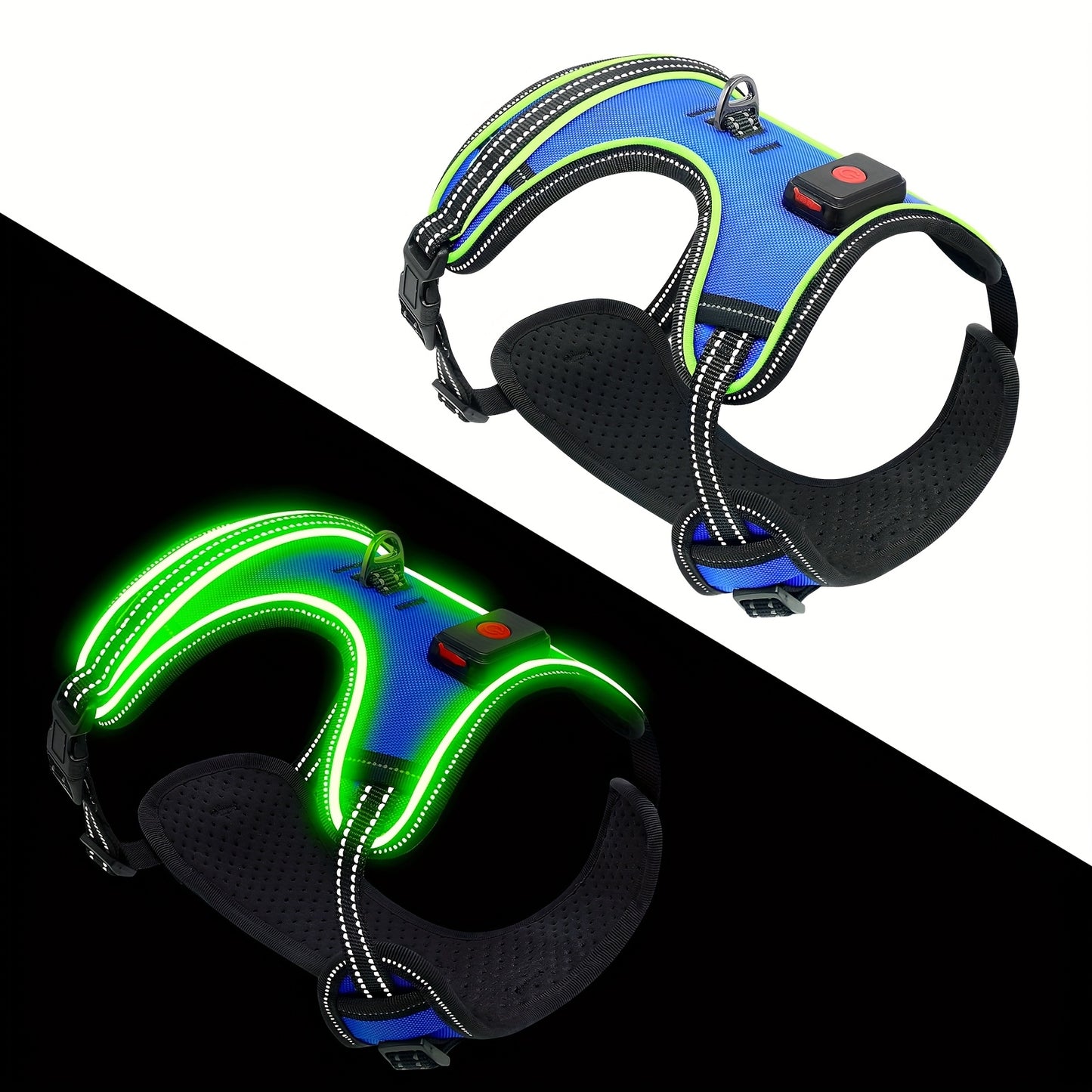 Rechargeable LED Dog Harness