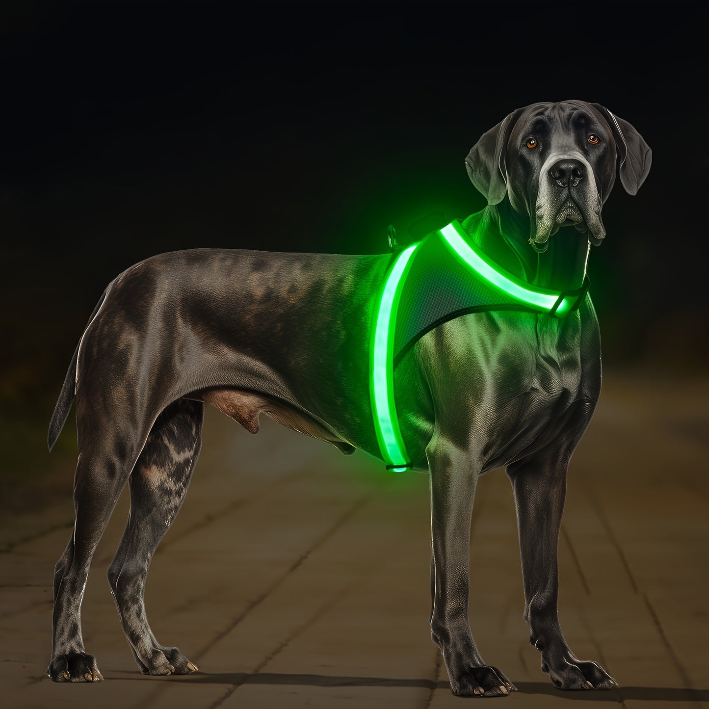 LED Light-Up Dog Harness
