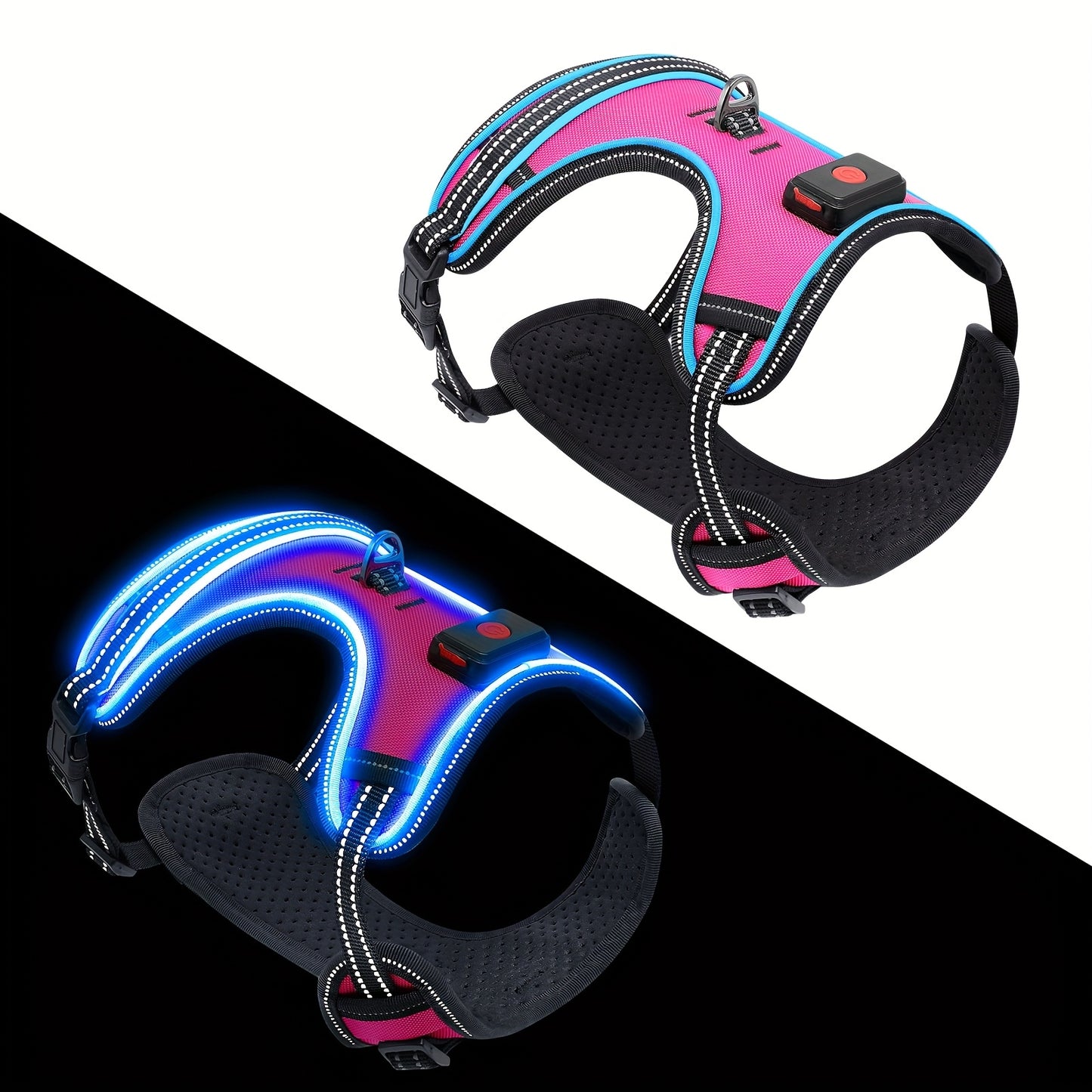 Rechargeable LED Dog Harness