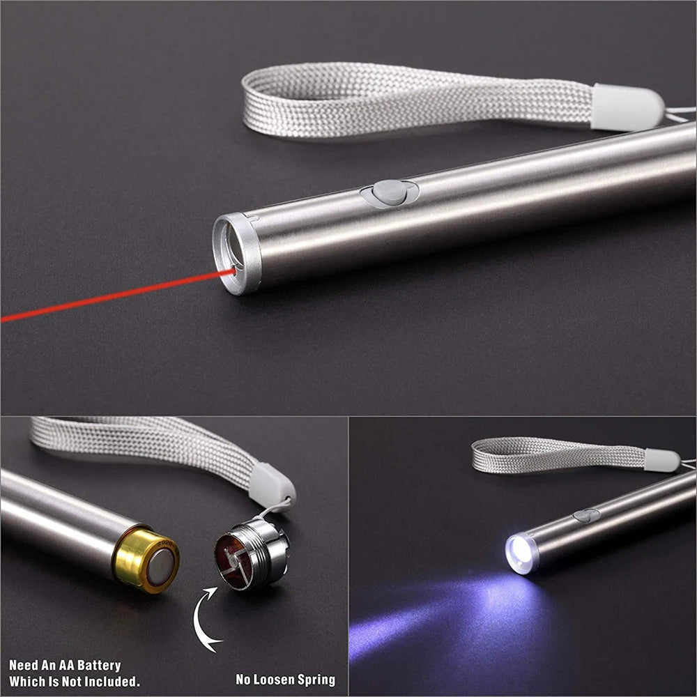 LED Laser Pointer & Flashlight for Cats