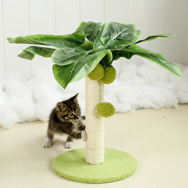 Palm Tree Cat Scratching Post with Balls
