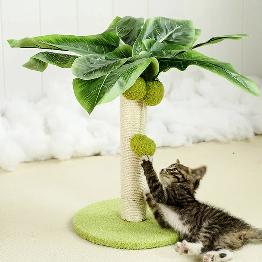 Palm Tree Cat Scratching Post with Balls