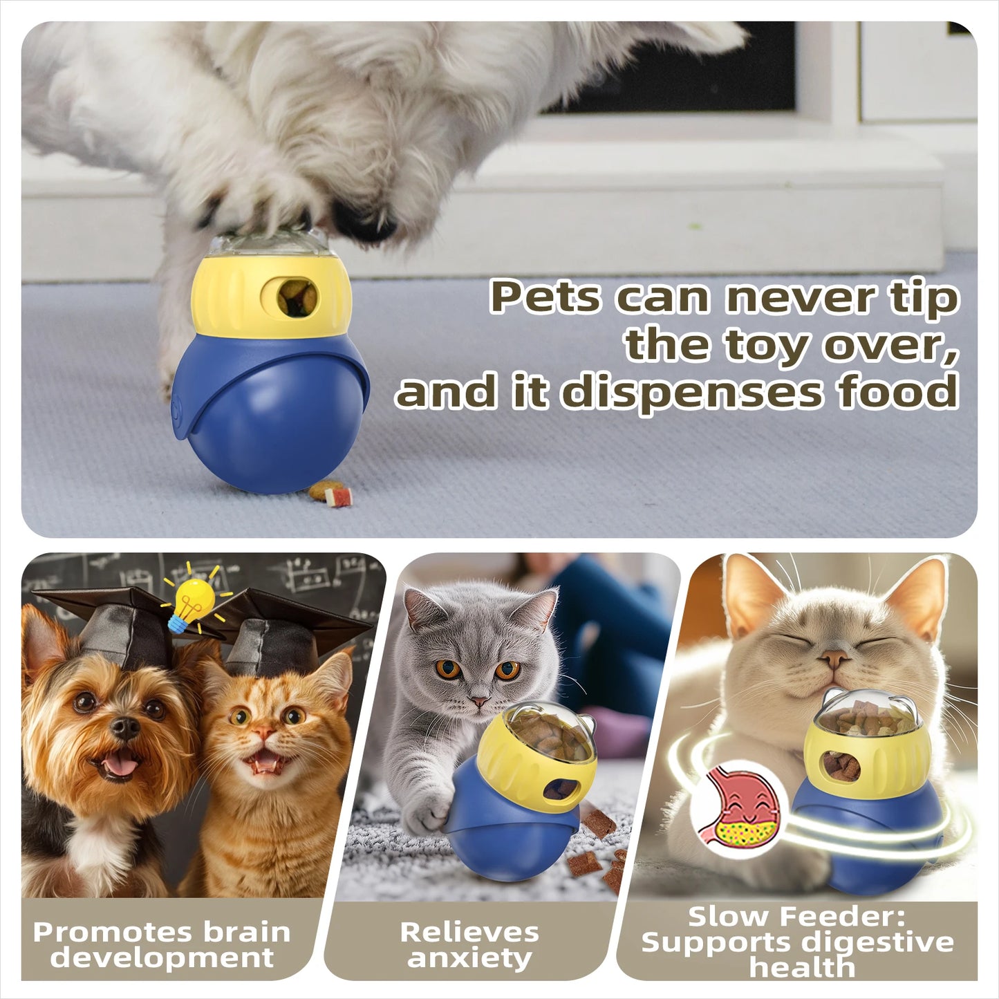 Interactive Dog & Cat Treat Dispenser