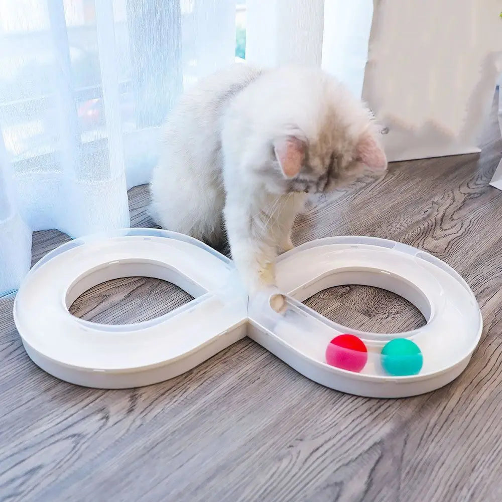 Figure-8 Cat Tunnel Track Toy