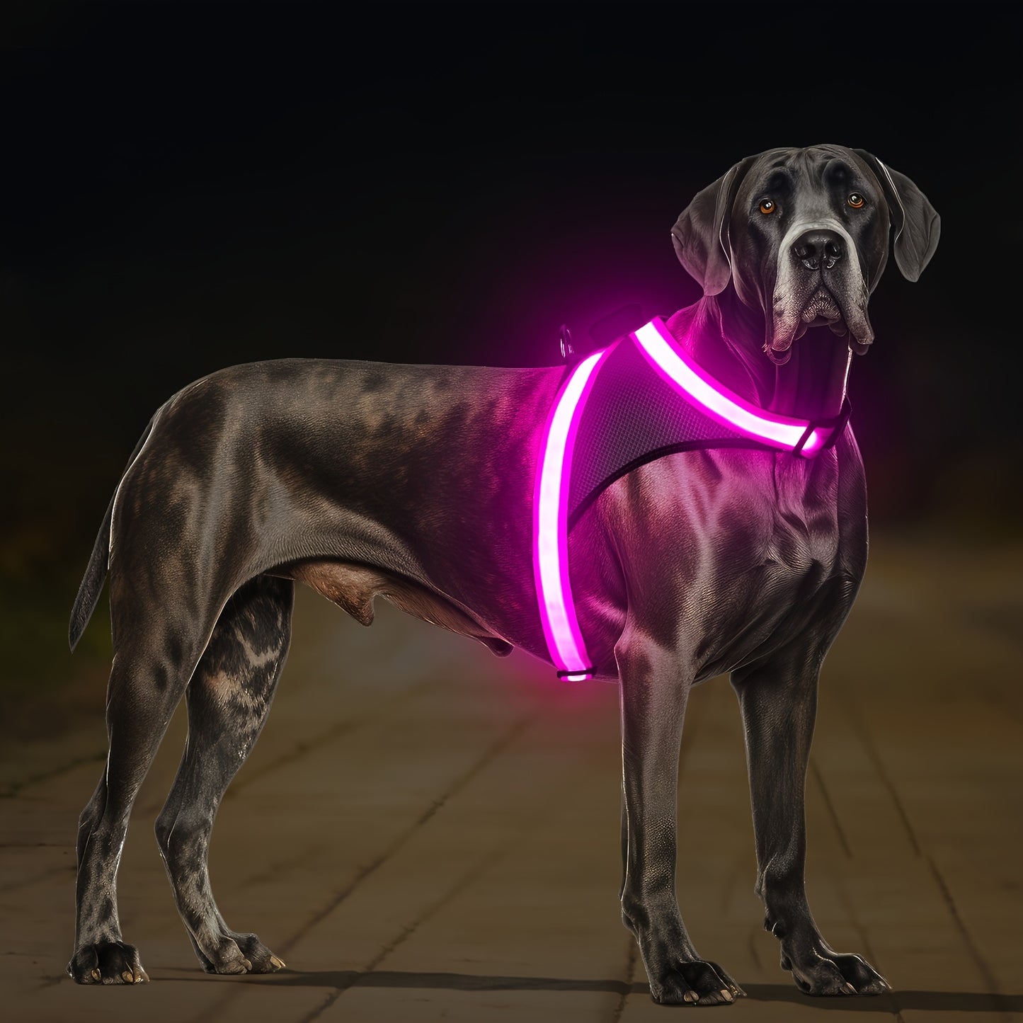 LED Light-Up Dog Harness