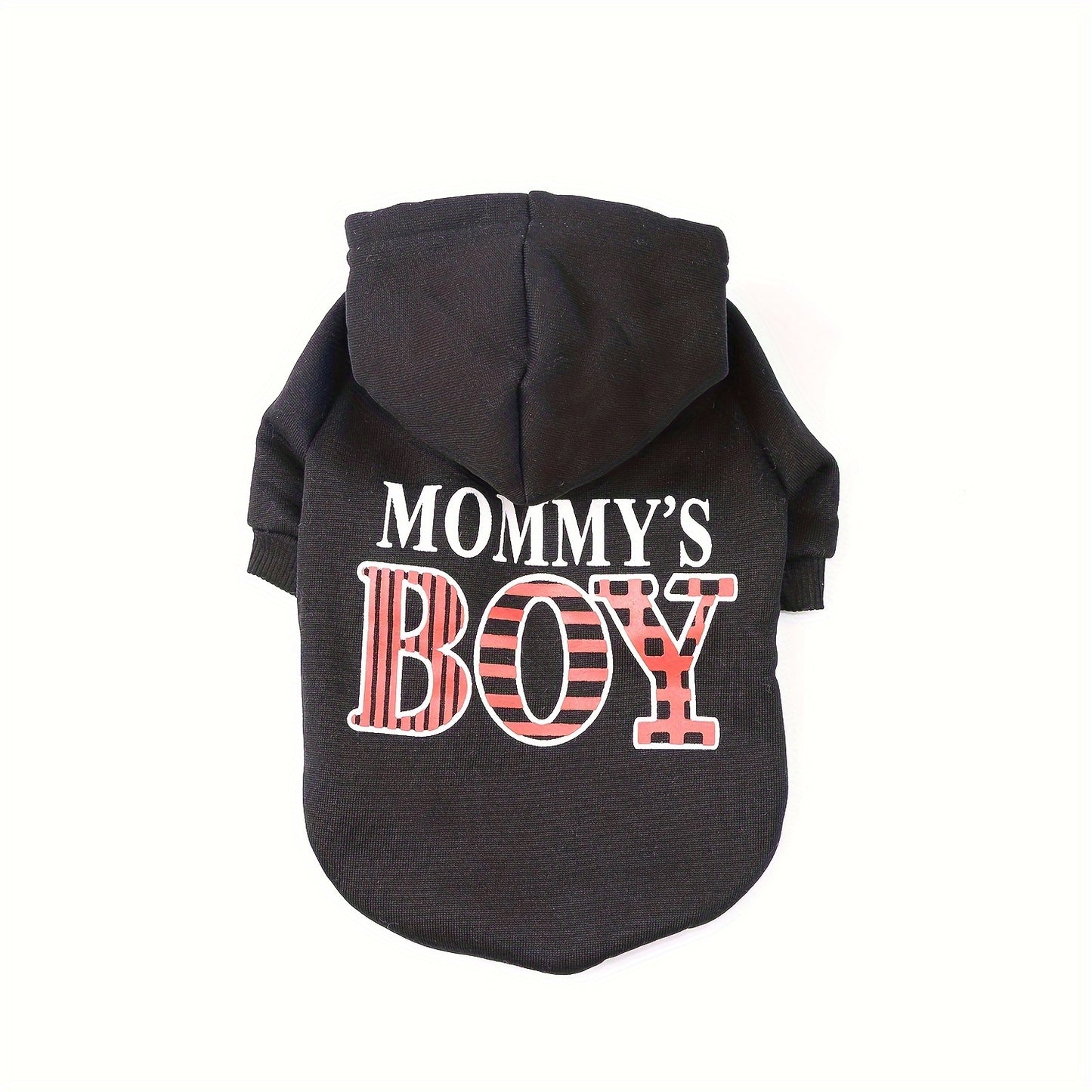 Mommy's Boy" Dog Hoodie