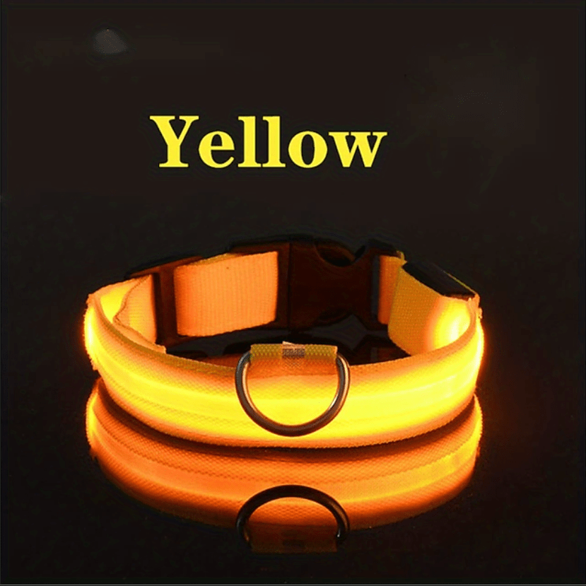 Glowing LED Dog Collar