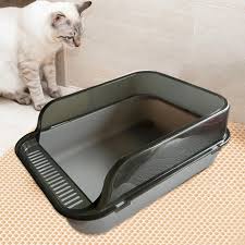 Semi-Enclosed Cat Litter Box